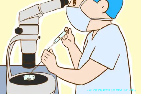 45岁试管胚胎解冻成功率高吗？听听生殖医生怎么说