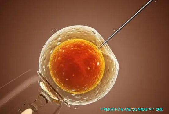 不明原因不孕做试管成功率竟有70%？别慌，听我细说